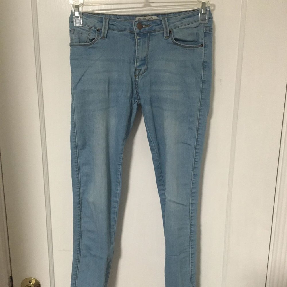 Encore Light Blue Skinny Jeans